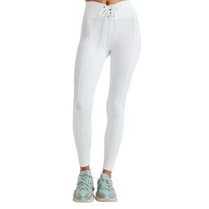 Year Of Ours‎ Ribbed White Football Leggings Size Medium